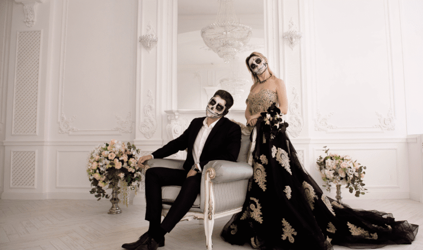 Gothic Wedding Color Themes